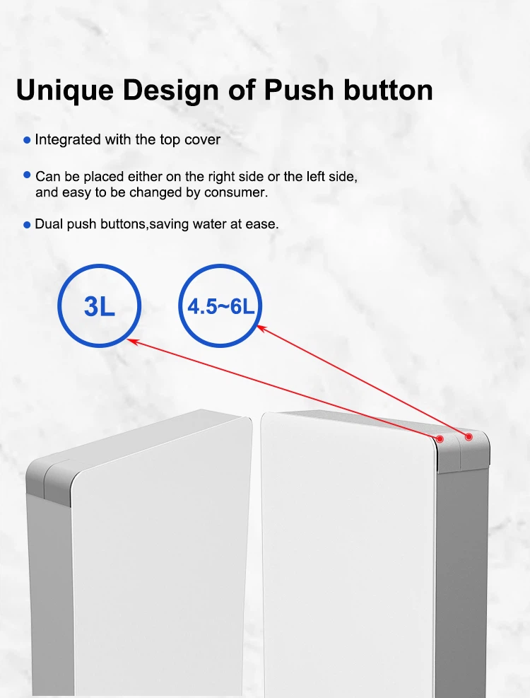 concealed toilet and cistern